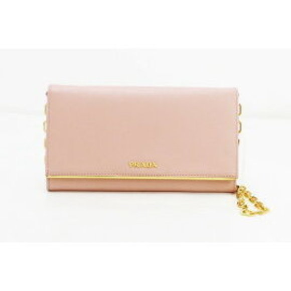 Prada chain Wallet pink - Picture 1 of 3